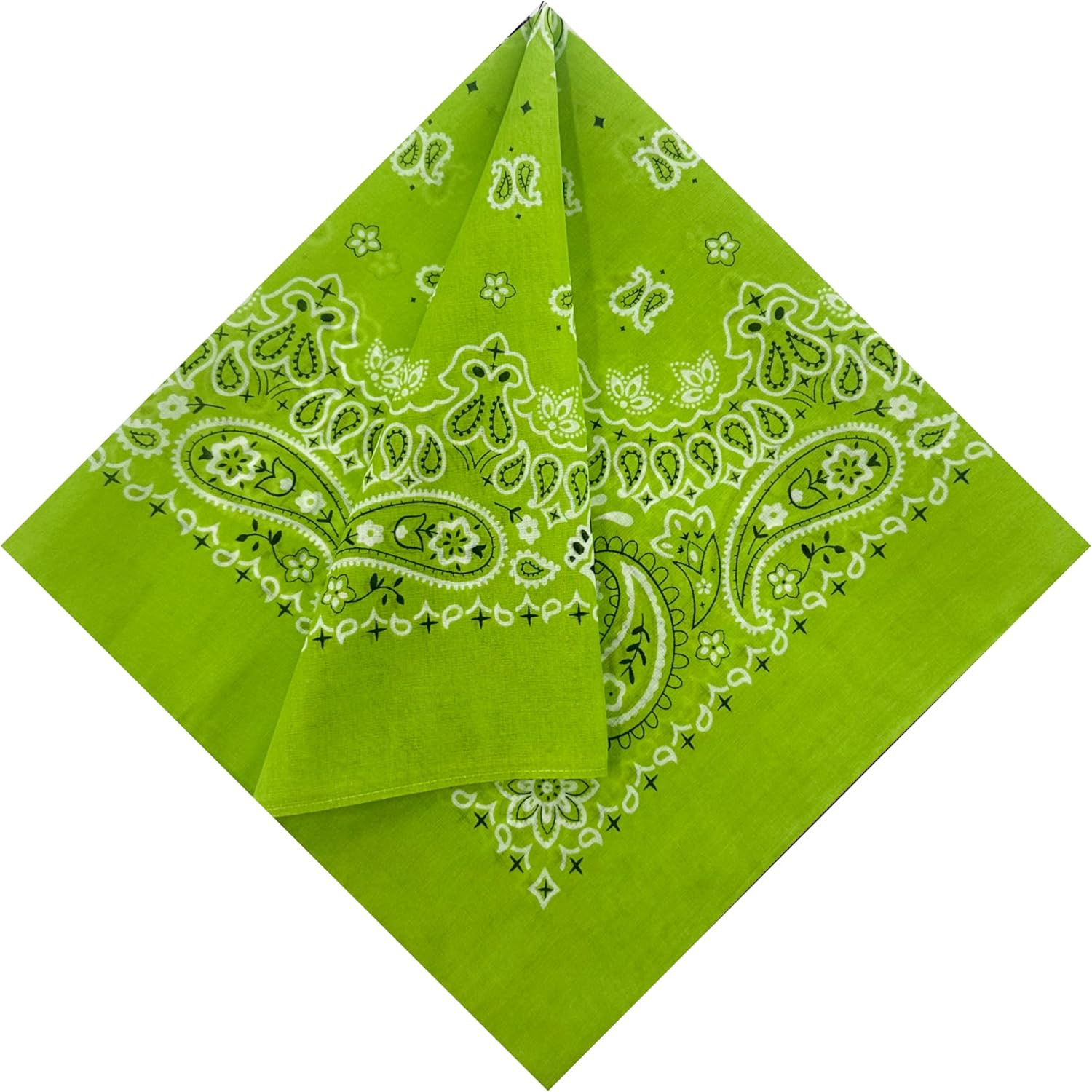 Single Pack Bandanas 60S Premium Cotton Soft Thin Handfeel Large Handkerchief fo