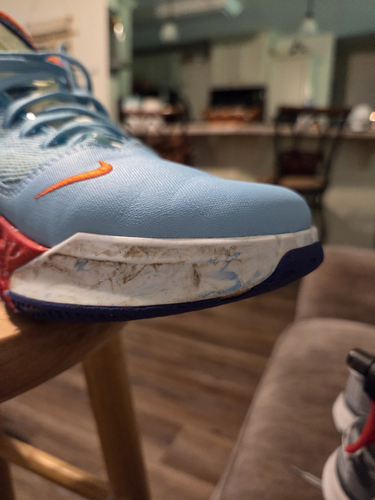 Size 10.5 – Nike LeBron 19 EP Low Blue Chill. Please READ Descrip!!