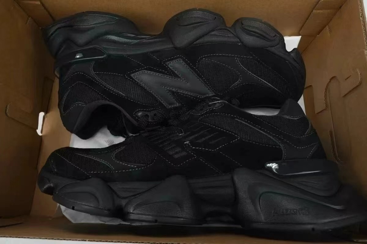 New Balance 9060 Triple Black Suede Comfortable Men’s shoes U9060BPM