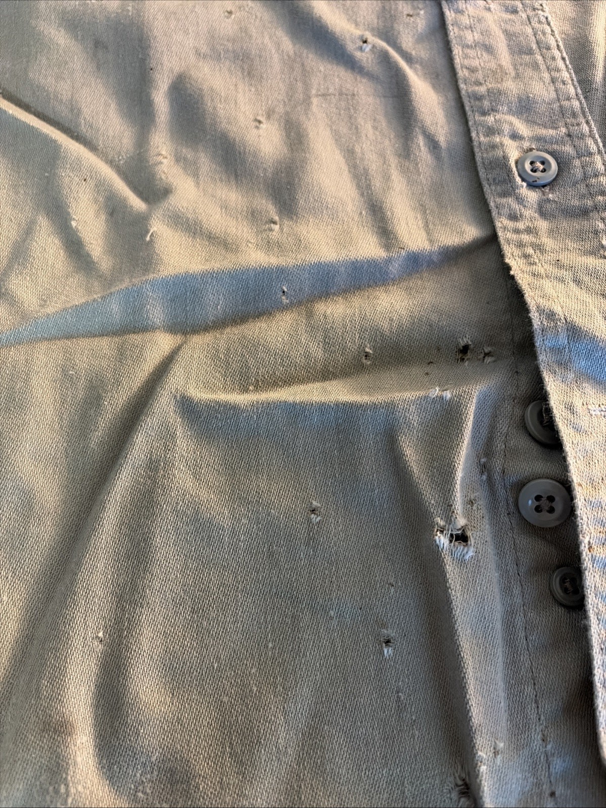 Carhartt FR Shirt Mens Medium Tall Gray Flame Resistant Long Sleeve Workwear