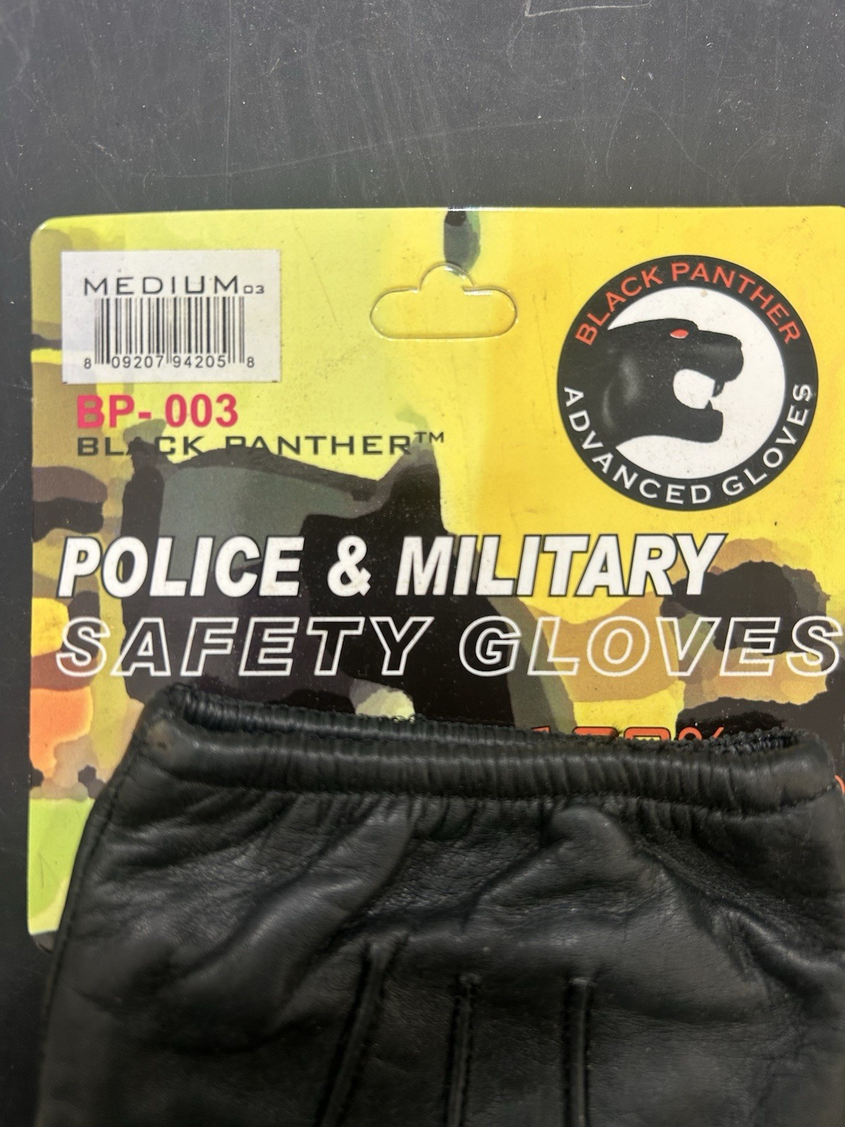 Black Panther 100% Made With Kevlar Police And Military Gloves Size Medium