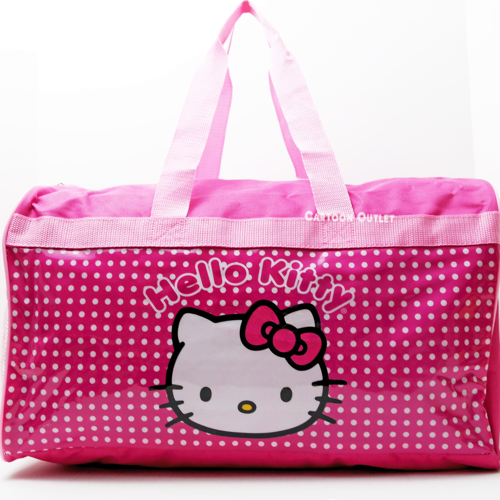 Sanrio Hello Kitty Duffel Bag Carry On Overnight Travel Pink Tote 18″ Dance Bag
