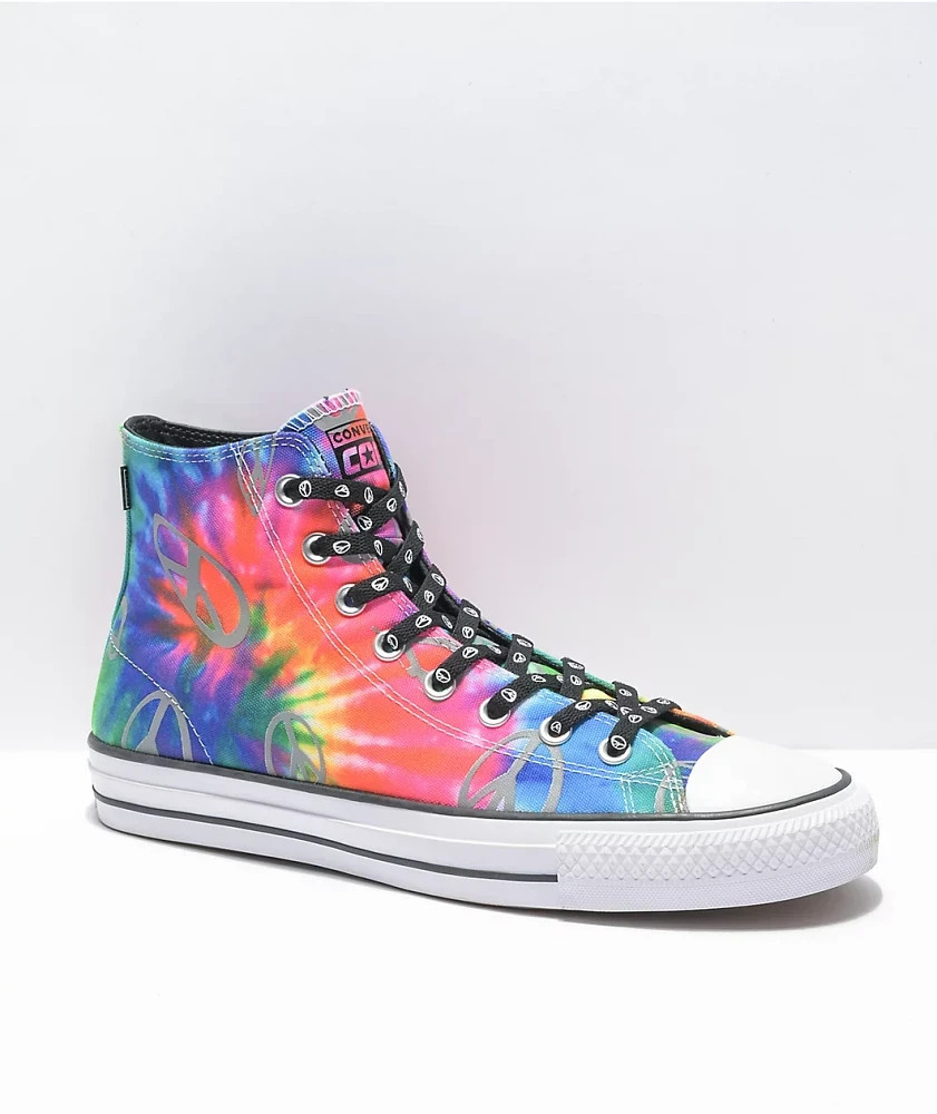 Converse TIE DYE CHUCKS Mens Shoes (NEW) CTAS Chuck Taylor Hi Pro FREE SHIPPING