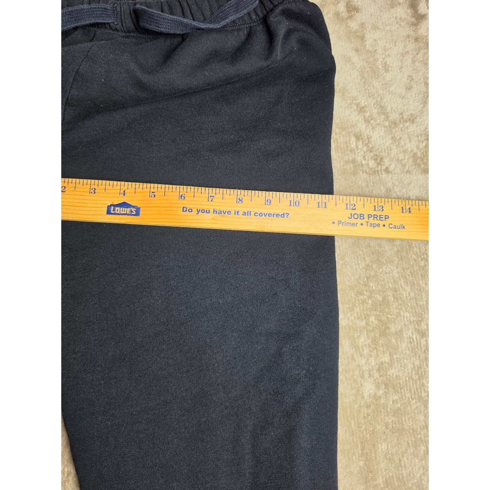 Victorias Secret PINK Womens Small Black Logo Jogger Sweatpants Fleece Lounge