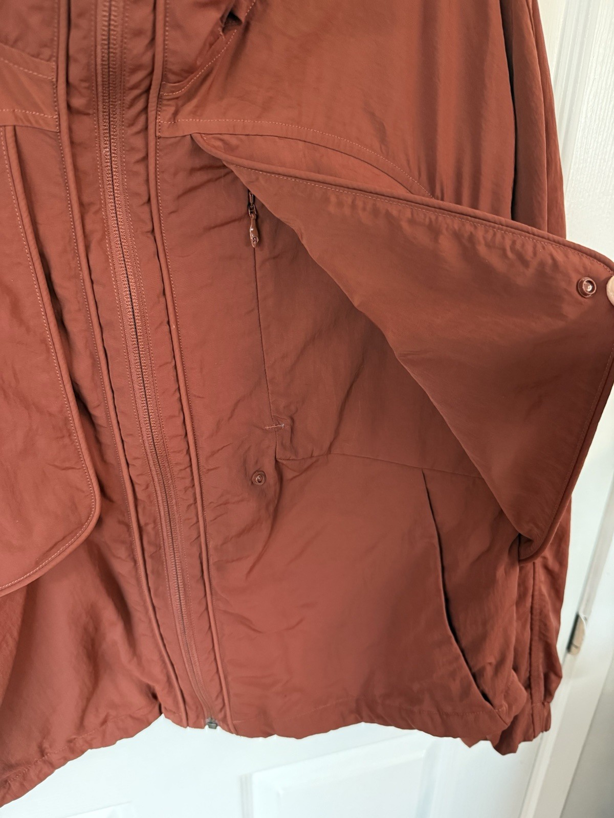 Lululemon Effortless Dark Terracotta Size 6 Jacket Women’s