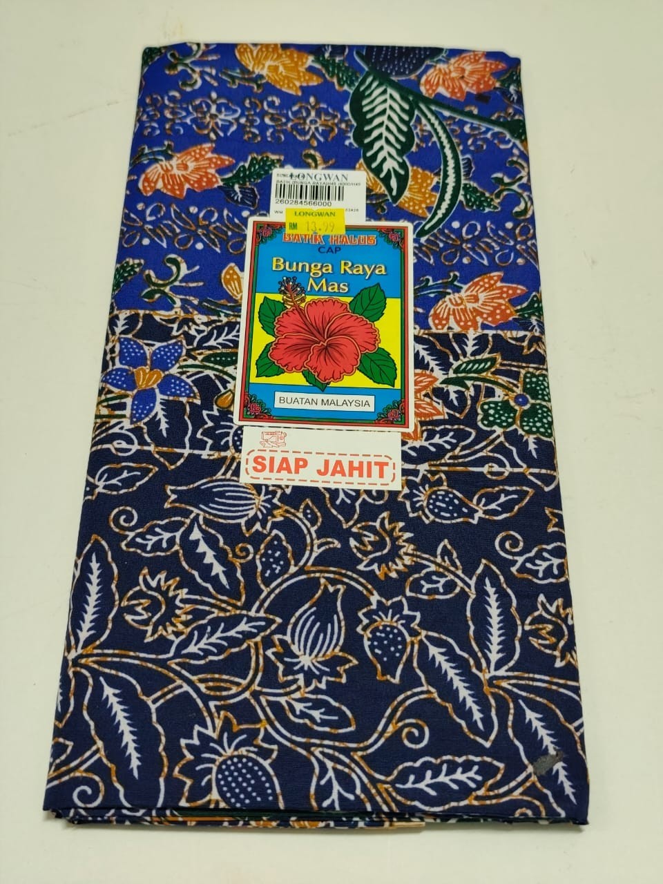 Malaysian Batik Sarong Malay Traditional Cotton Fabric Floral Unisex Summer Wear