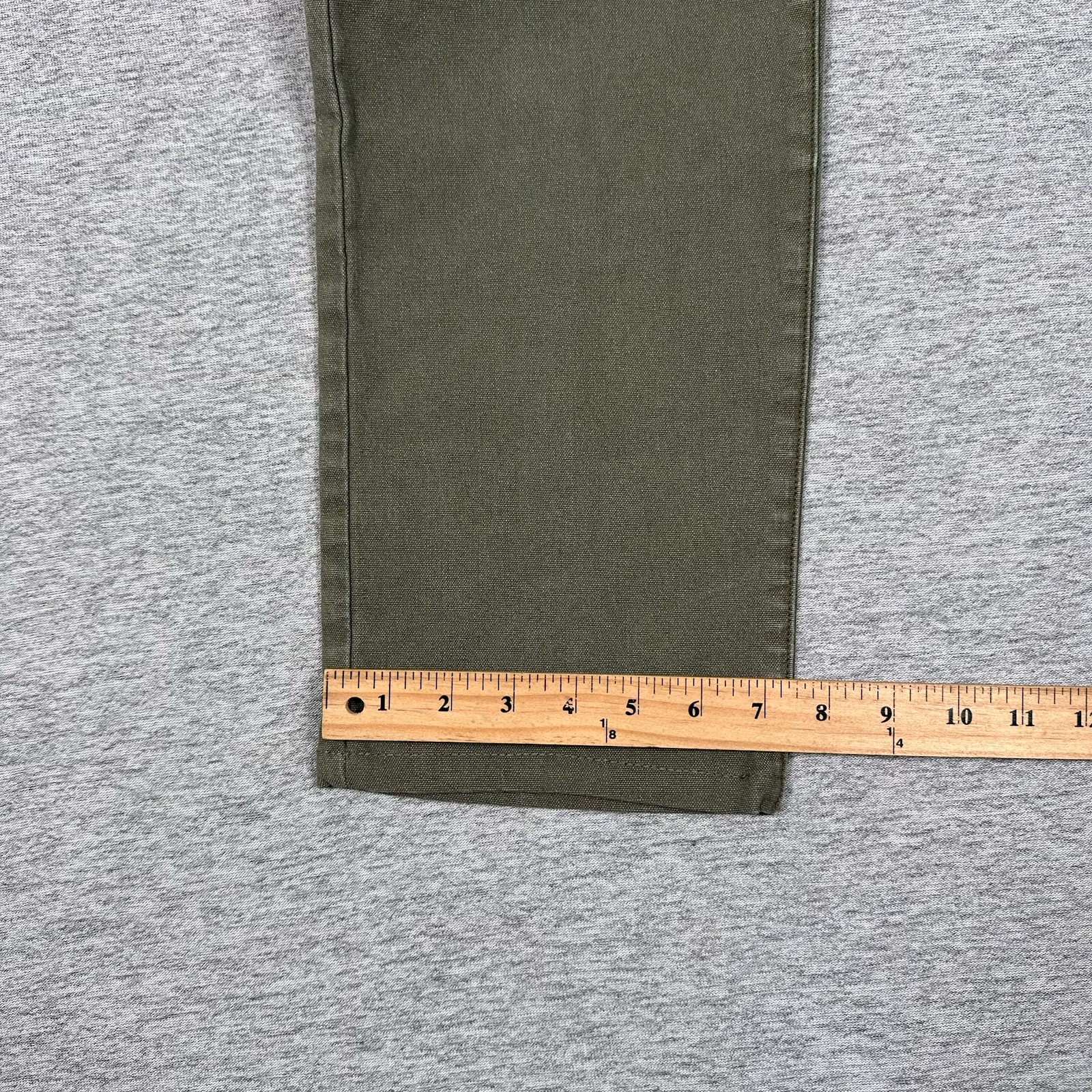 Proof Pants Mens 31×29 Green Rover Canvas Straight Travel Workwear Huckberry