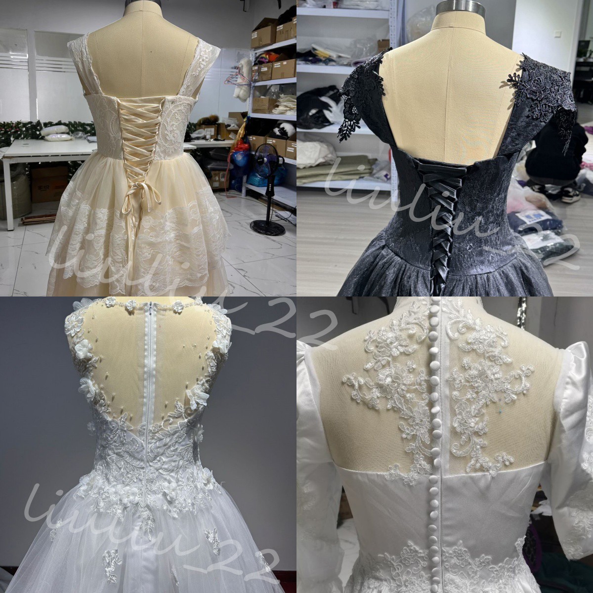 Classic Wedding Dresses Beaded Short Sleeves A-Line Lace Applique Bridal Gowns