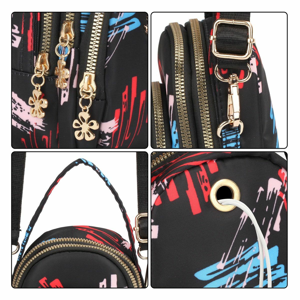 2022 Women Mini Shoulder Handbag Messenger Girl Small Wallet CrossBody Phone Bag