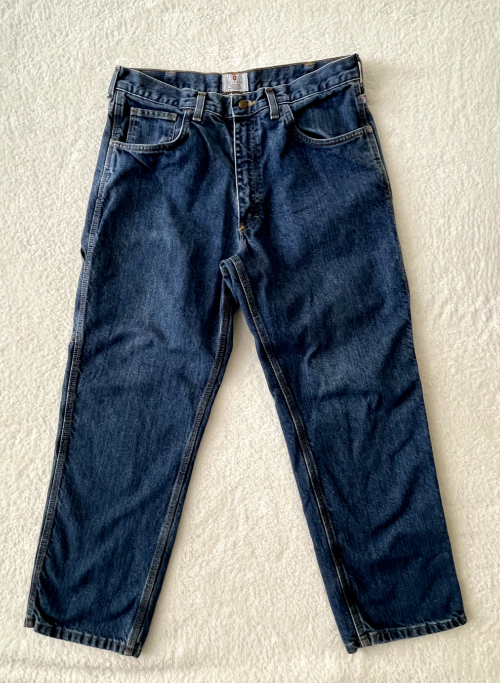 Tyndale FR Flame Resistant MENS F290T Cotton Denim Blue Jeans SIZE 34×29 USA