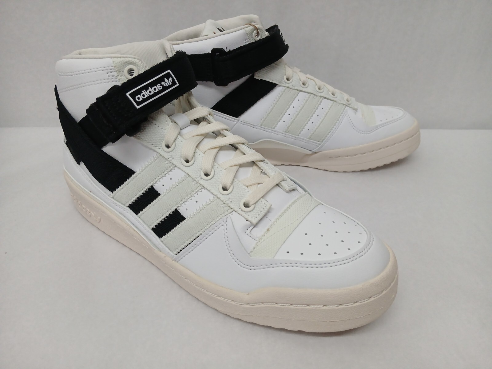 Adidas Men’s Forum Mid Parley Athletic Shoes GV7616 White Black Sz 9-13