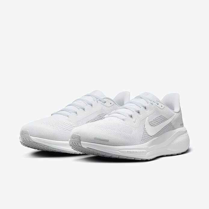 Nike Air Zoom Pegasus 41 WIDE White Pure Platinum Silver Nby FN4932-100 sz 8.5