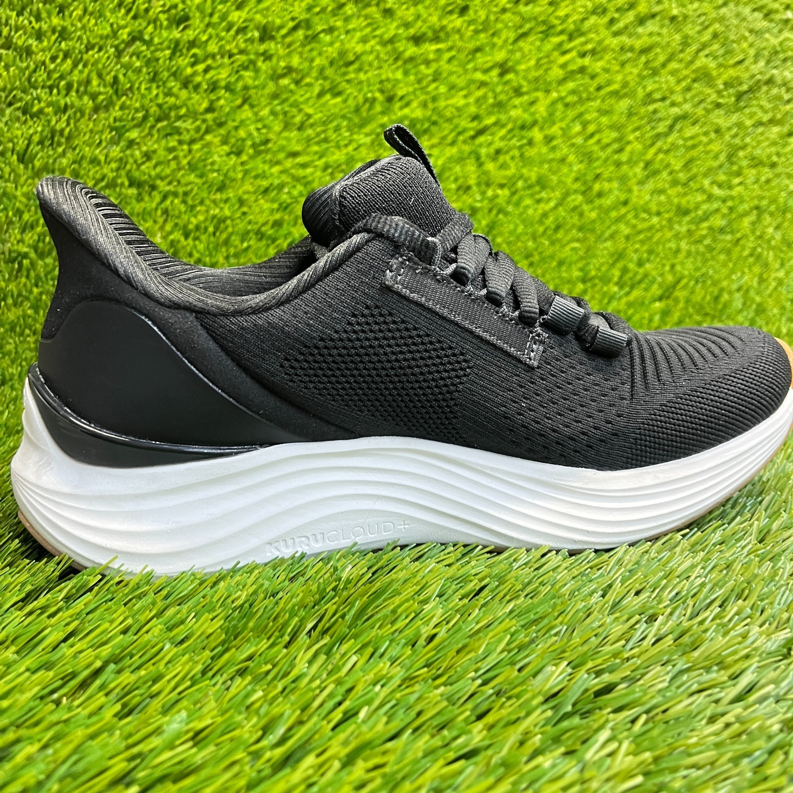 Kuru Atom 2 Womens Size 7.5 Black White Athletic Running Walking Shoes Sneakers