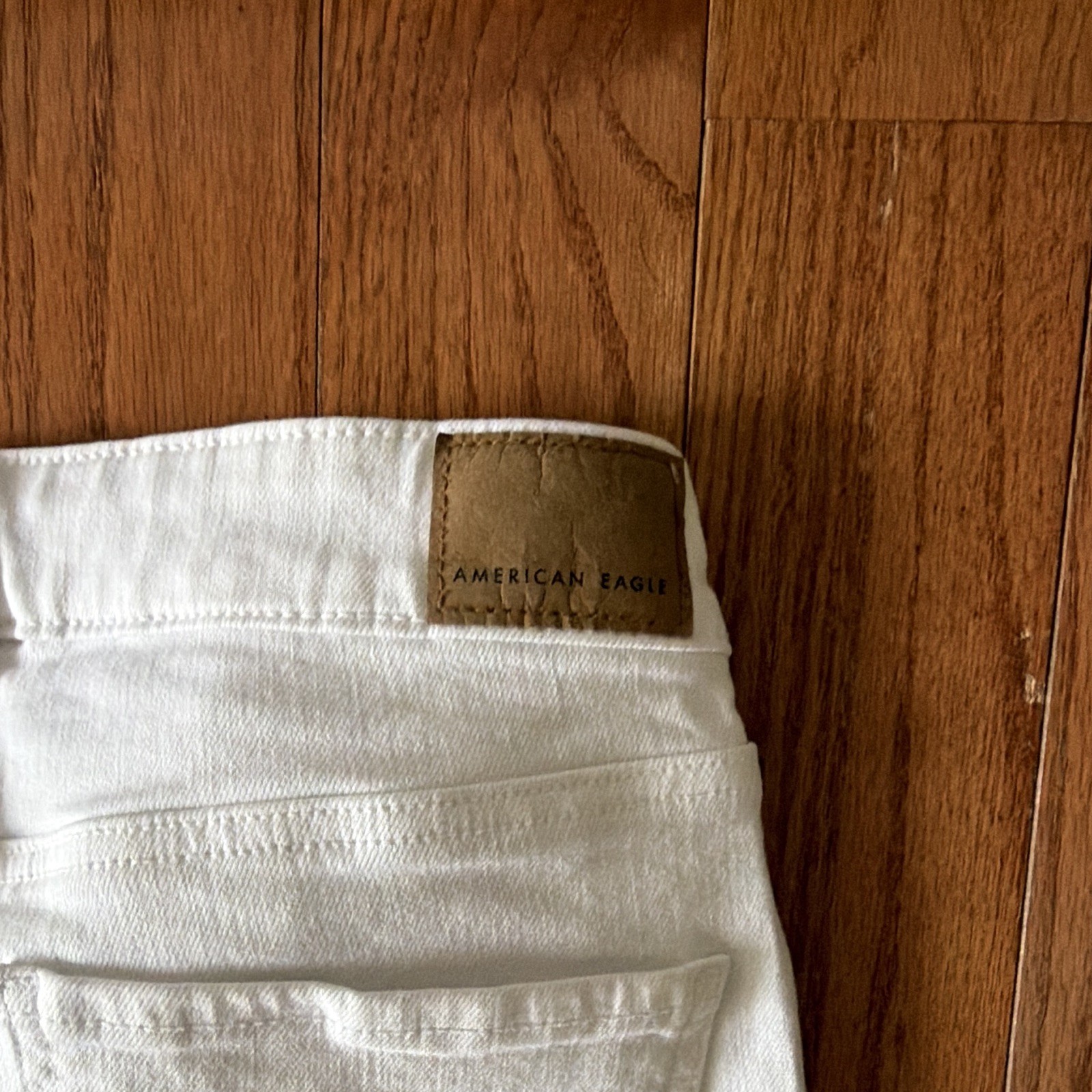 American Eagle Outfitters Women’s White High-Rise Jegging Jeans 5-Pocket