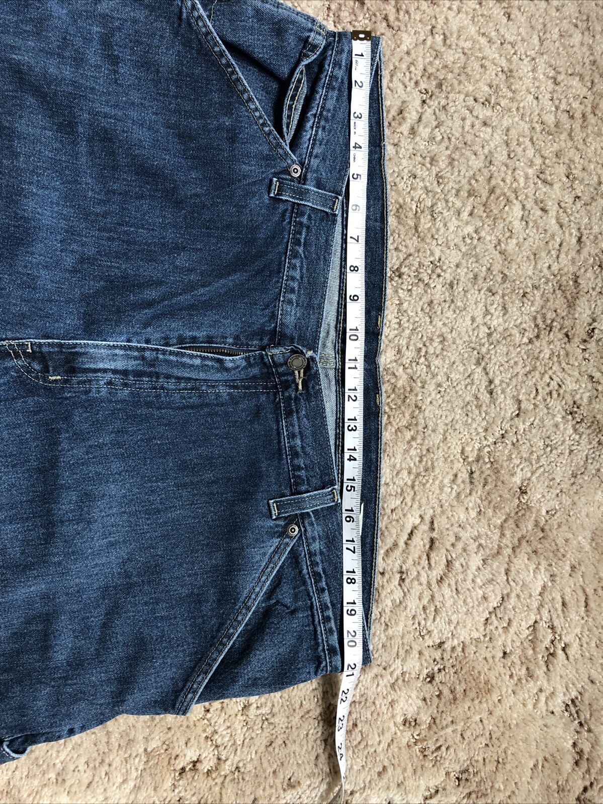 Members Mark Men’s Blue Jeans Size 42×30 Vintage Carpenter Pants W42 L30