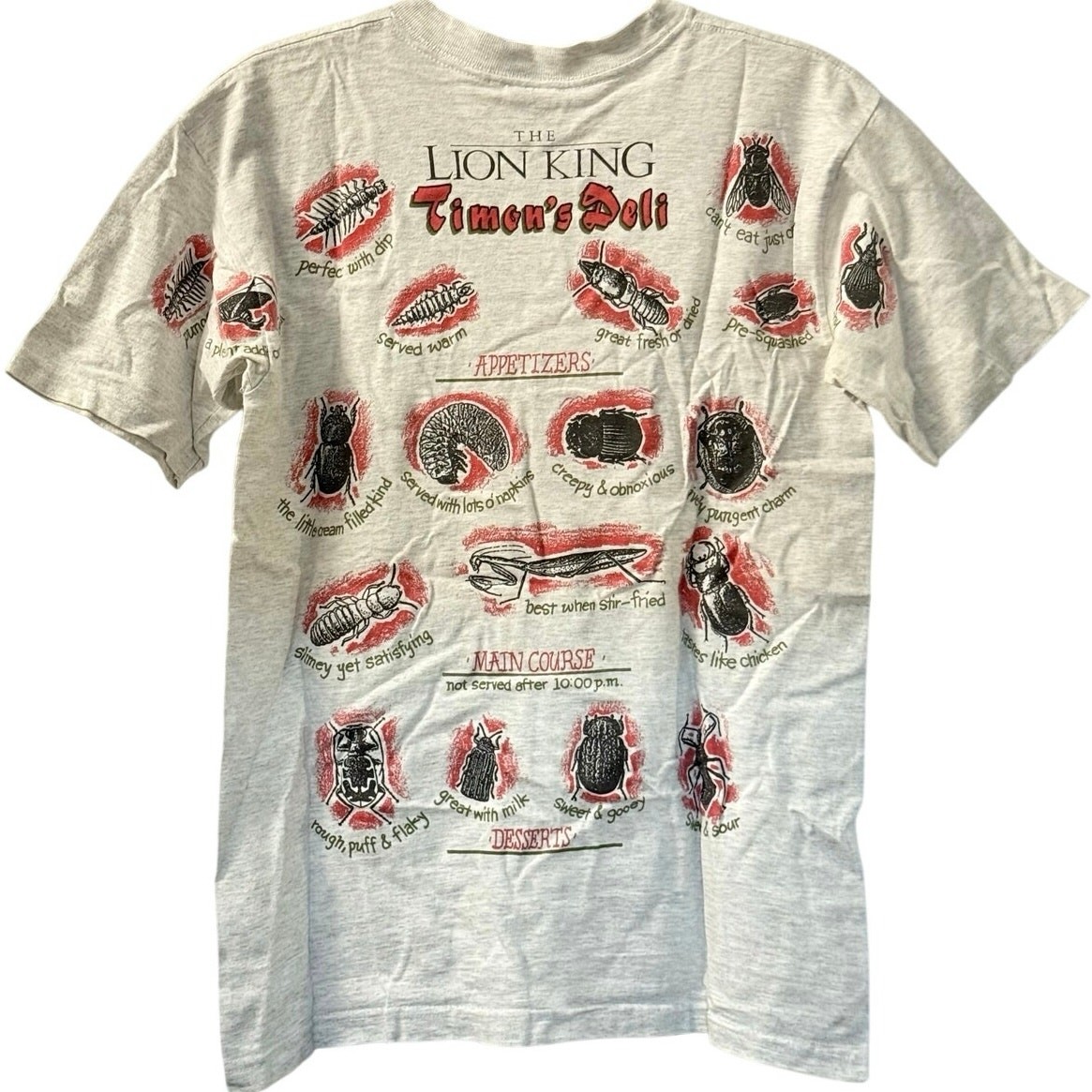 Vintage 90s The Lion King Timon’s Deli with Pumba Single Stitch Shirt Medium