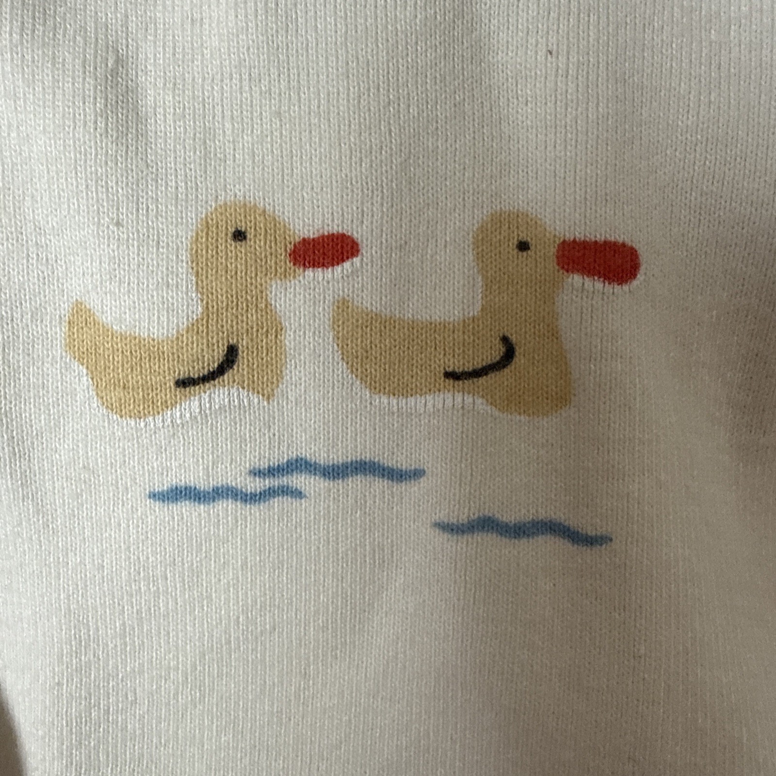 Hanna Andersson Sleeper Gender Neutral 2T Organic Cotton Preowned Excellent Duck