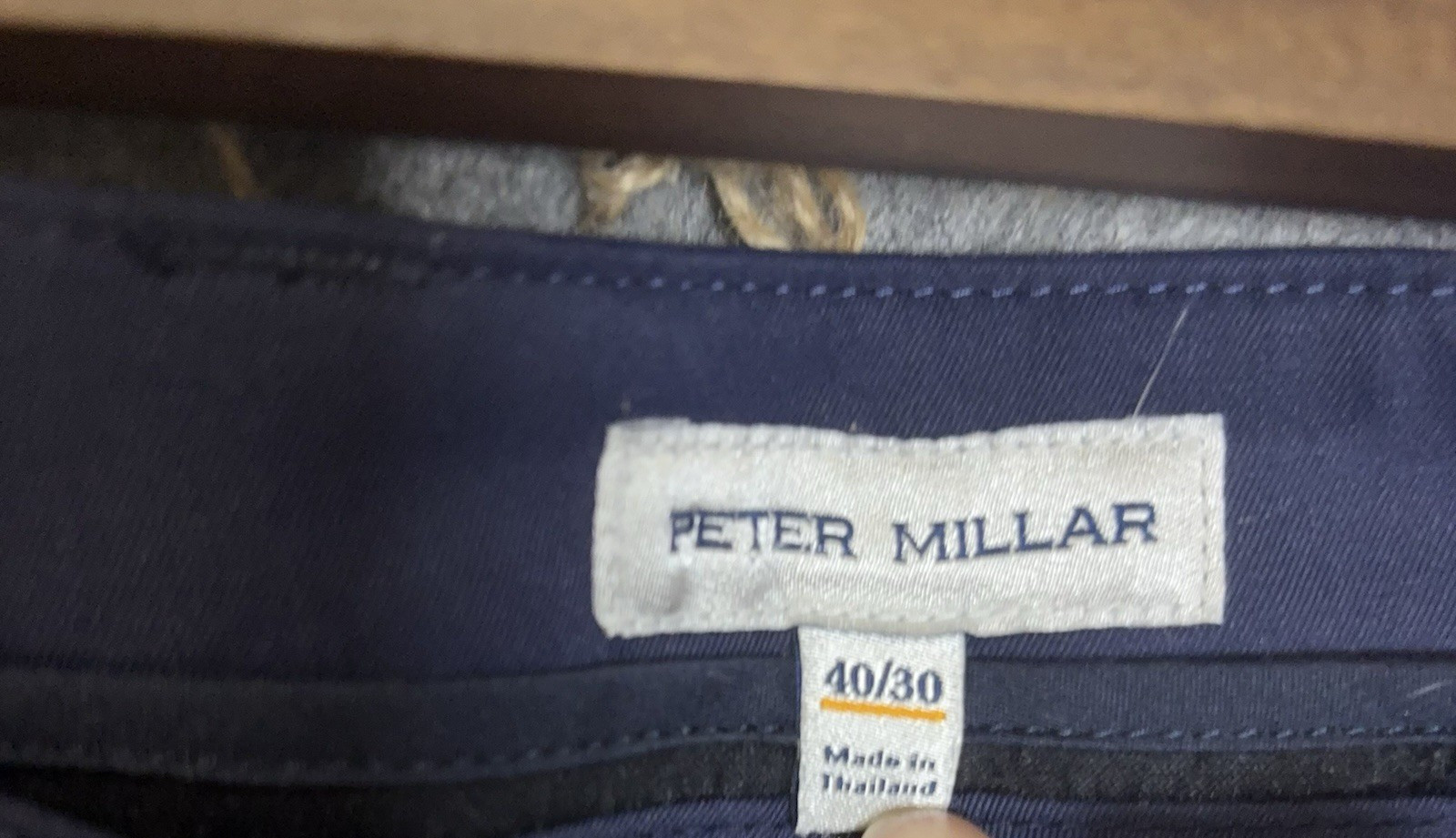 Peter Millar eb66 Pants Mens 40×30 Blue 2-Way Stretch Performance -SIZE NOTE