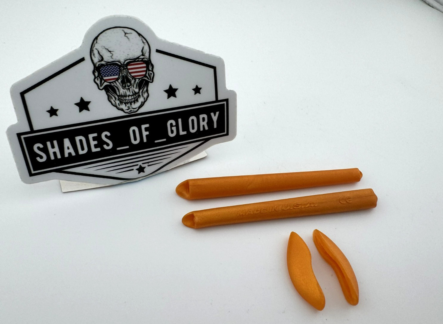 OAKLEY XX TWENTY EARSOCKS NOSEPIECE RUBBER KIT GOLDENROD AUTHENTIC OEM 06-488