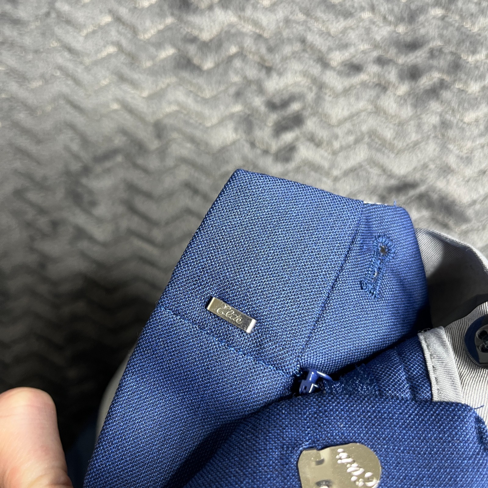Dress Pants Mens 32×32 Blue Flat Front Relaxed Straight