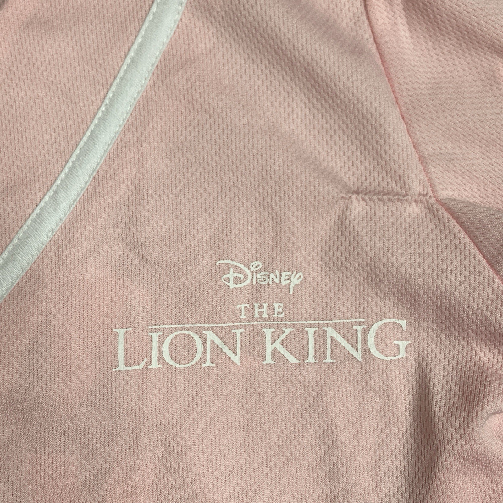 Disney Lion King Baseball Jersey Womens L Pink Button Front Hakuna Matata Shirt
