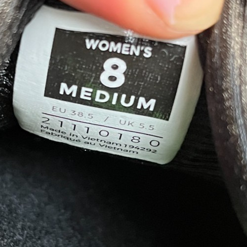 Kuru Atom 2 Womens Size 8 Black White Athletic Running Walking Shoes Sneakers