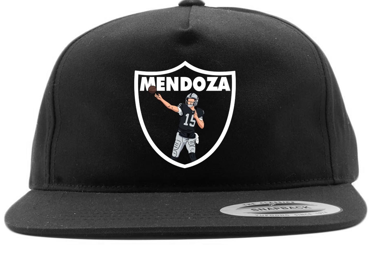 Fernando Mendoza Raiders Logo Snapback Hat