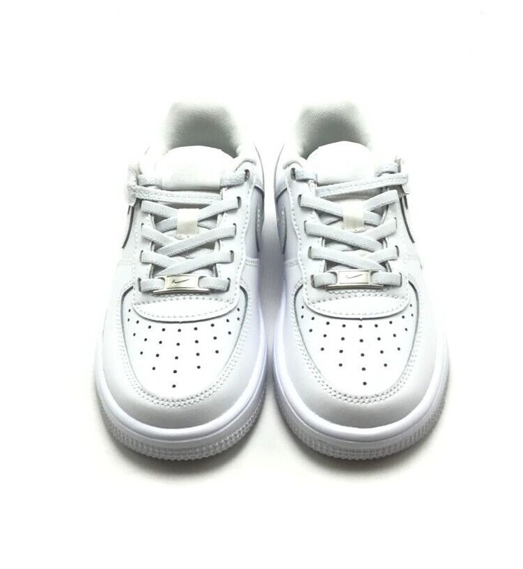 *NEW* Pre-School Kids Nike Air Force 1 Low Easy-on (PS) White/White (FN0237 111)