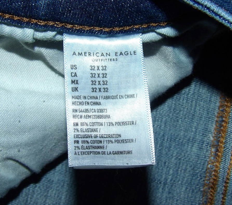 American Eagle Next Level FLEX Original Tapered Leg Denim Jeans Men’s 32 X 32