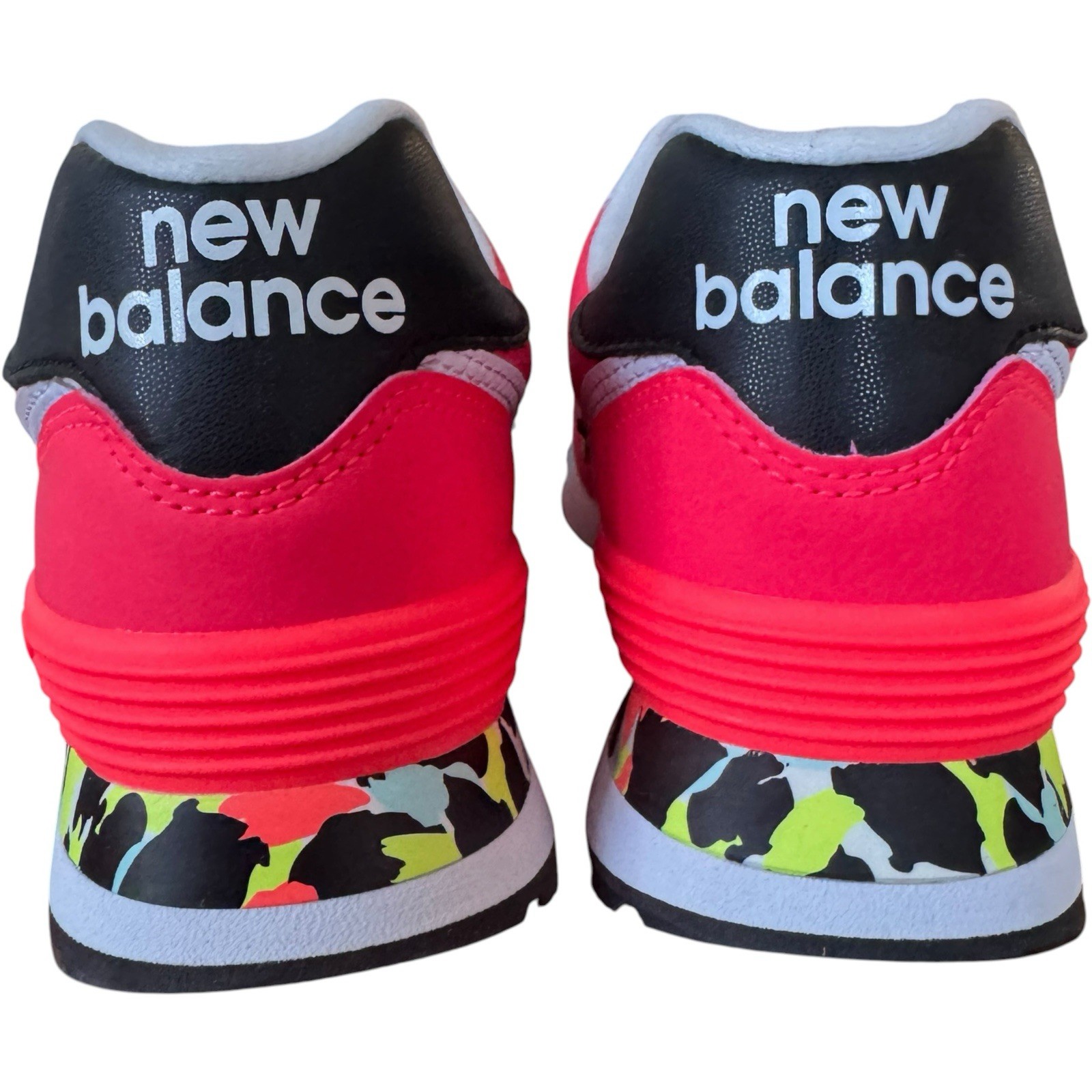New Balance 574 ‘Vivid Coral Camo’ Sneaker Shoe Women’s 7.5 Wl574cu2 2021 NEW