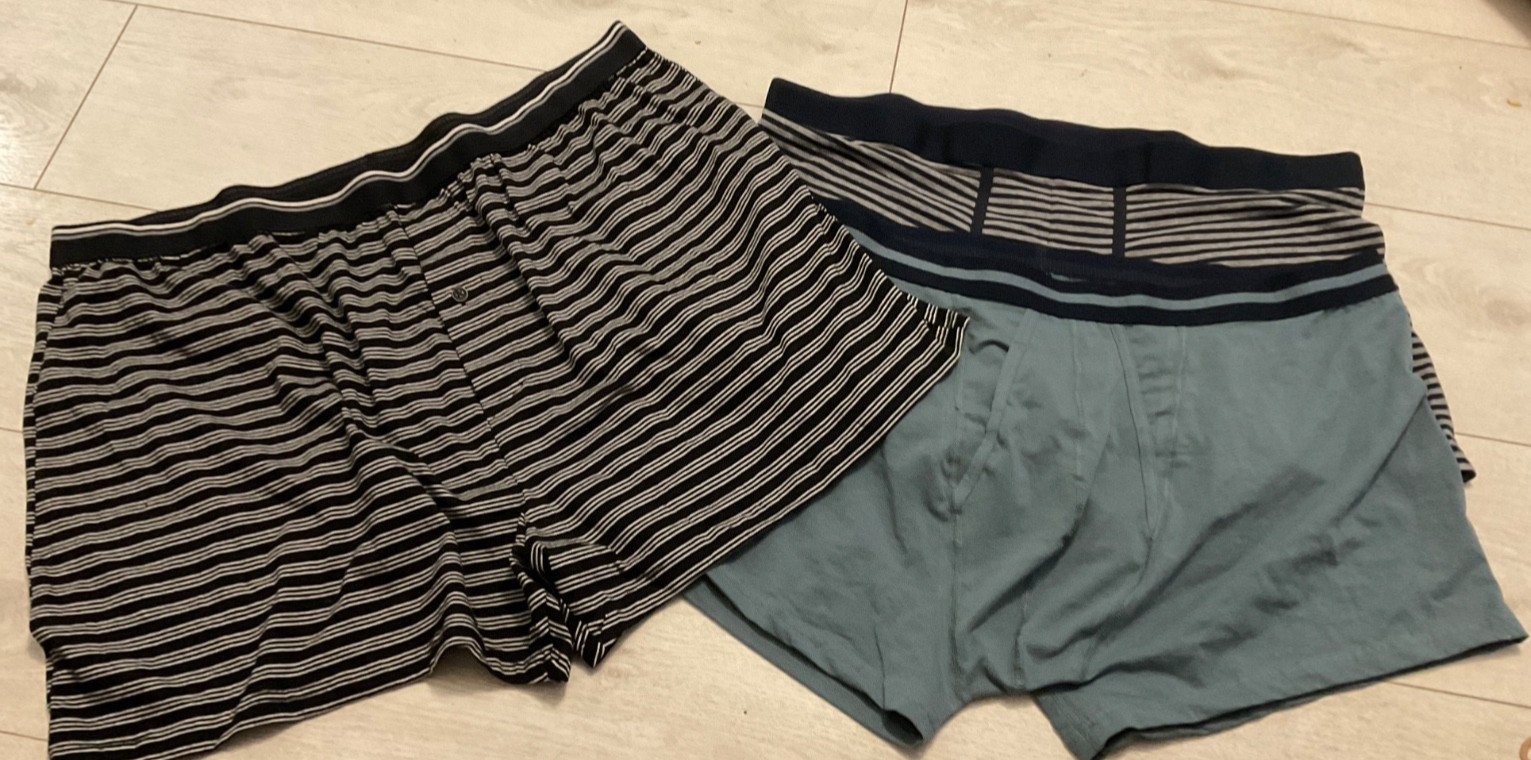 3 pack George mens COTTON boxer shorts size 3XL. NEW. 45-47in waist