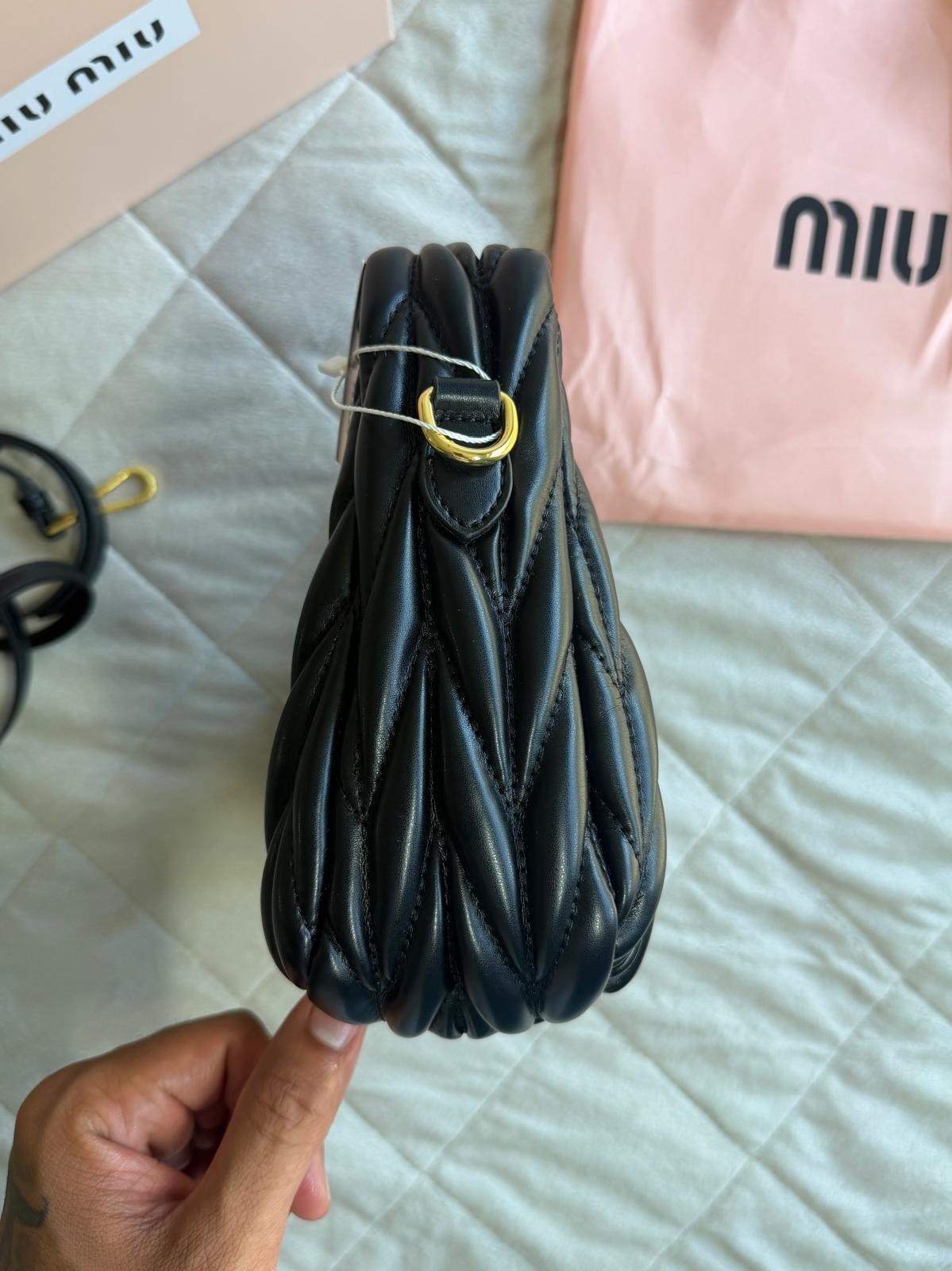 Miu Miu hobo Wander de napa matelassé