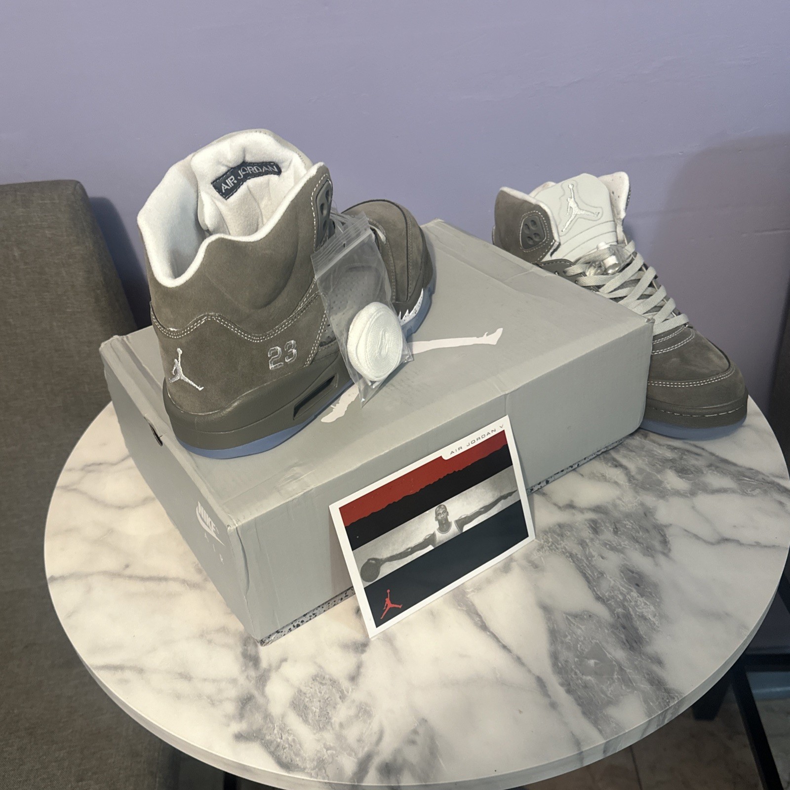 Air Jordan Five Retro 2026 Wolf Grey- Men’s Size 10.🔥