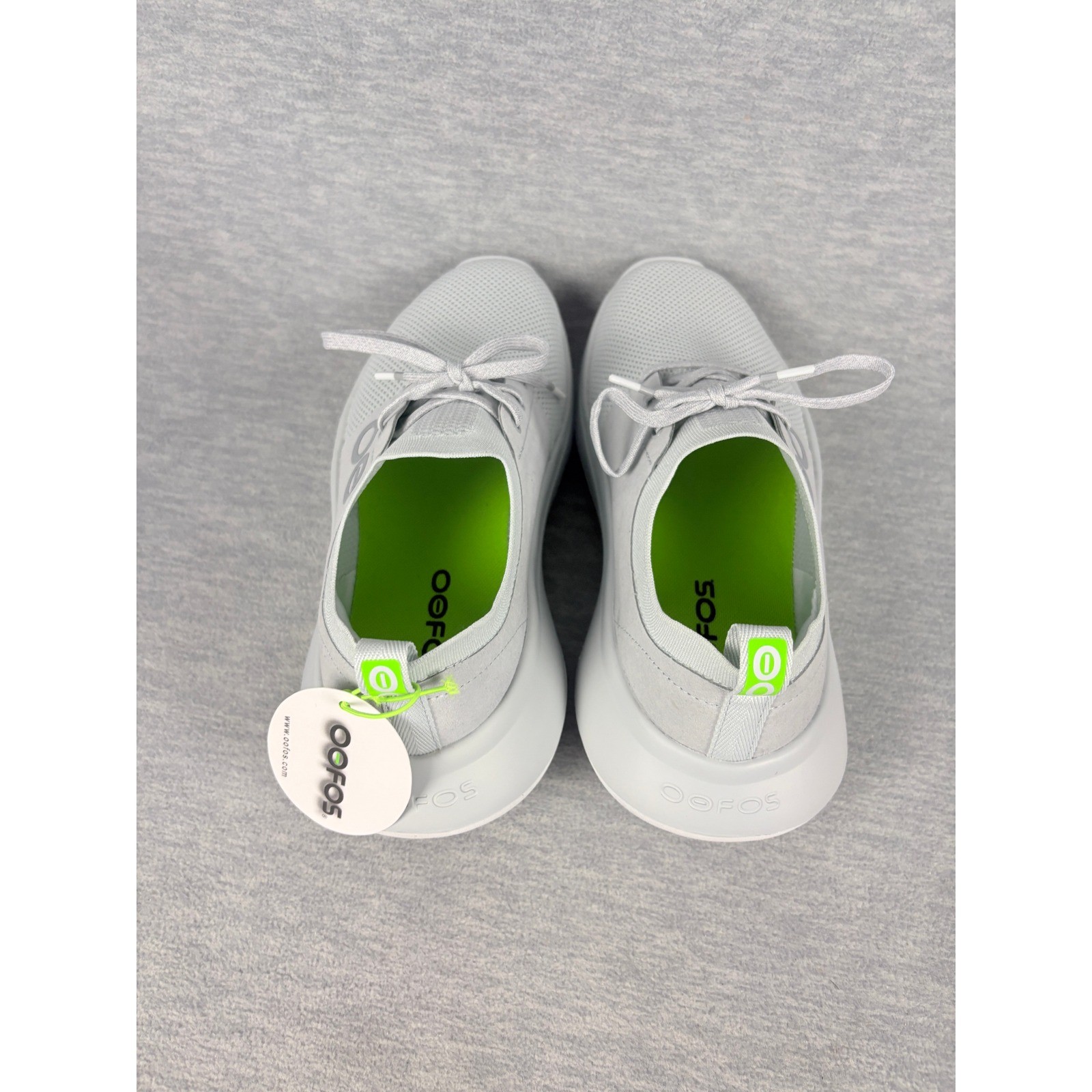 OOFOS OOMY Stride Sneakers Mens 8 M Recovery Shoes Glacier Grey