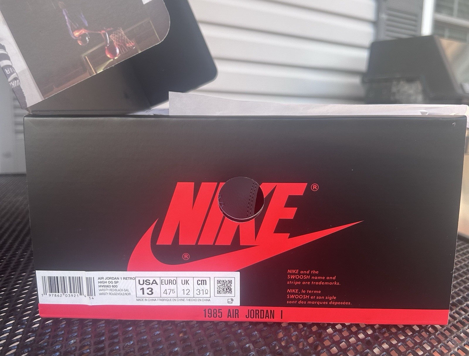 Jordan 1 Retro High OG SP Union LA ‘Chicago Shadow’ Size 13; BRAND NEW