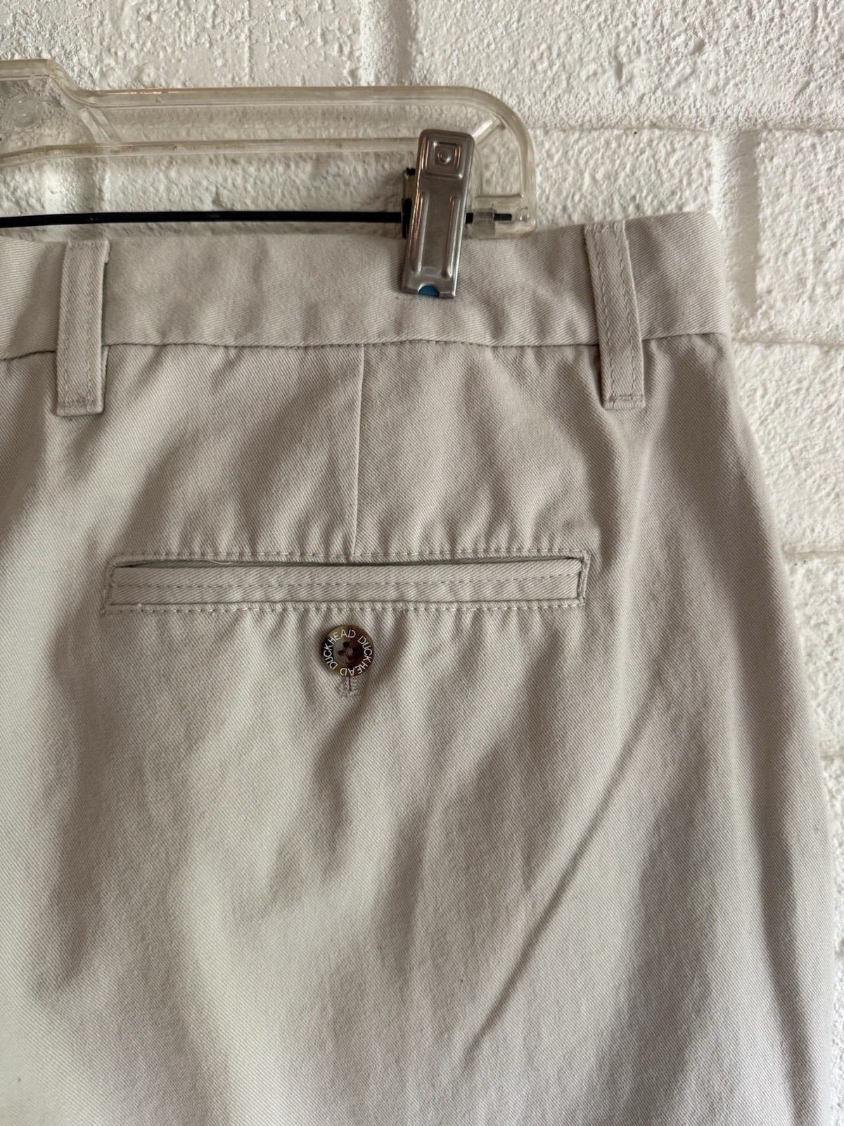 NWT Duck Head Flat Front Type 35 Original Fit Classic Khaki Pants 38×30