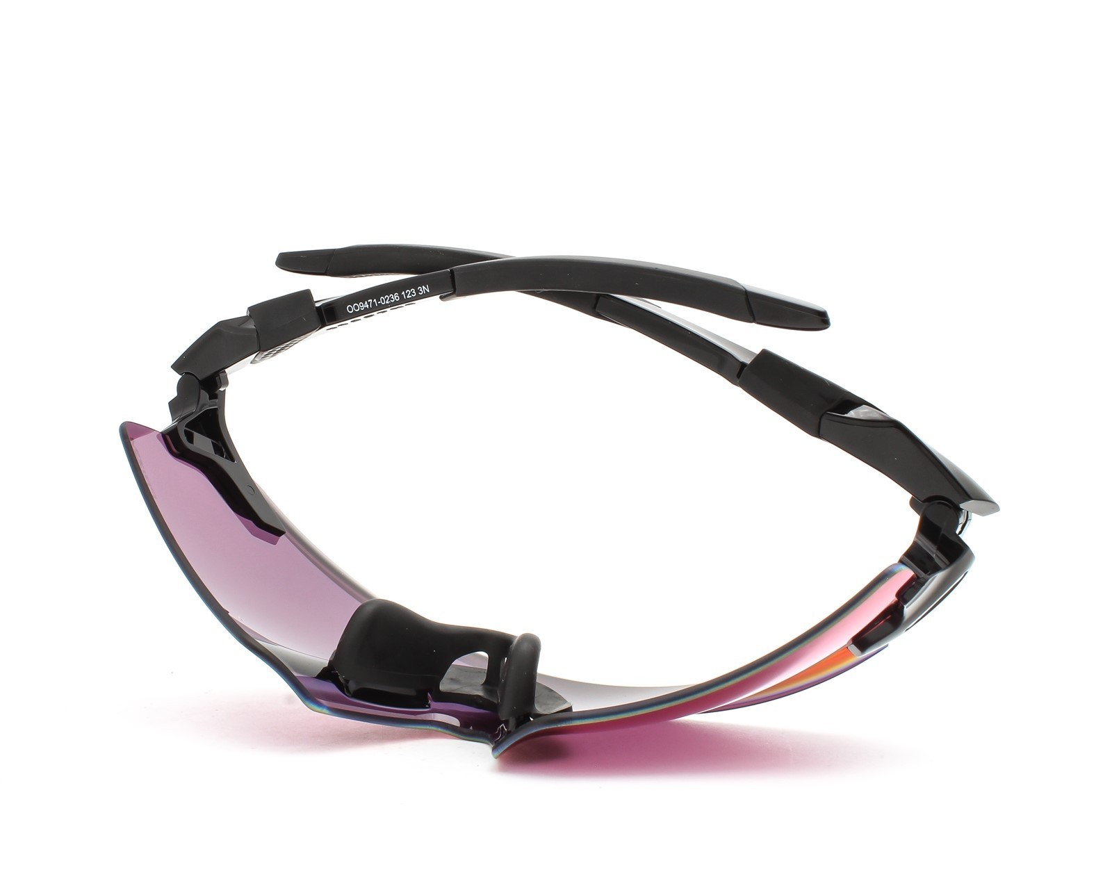 Oakley Encoder Shield Sunglasses Polished Black Prizm Field OO9471-0236 w/case
