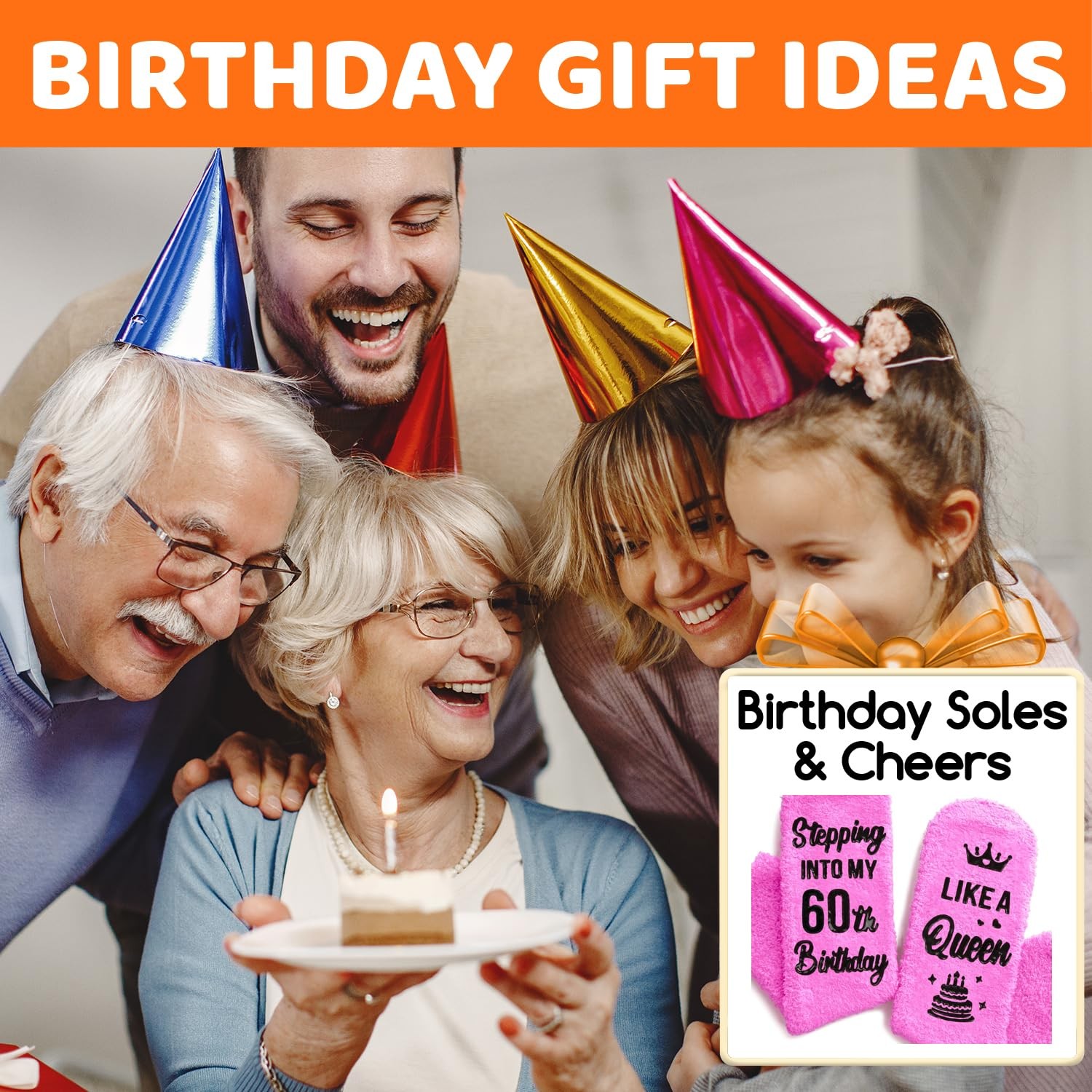 60th Years Old Birthday Gifts – Socks for 60 Year Olds, Gift Ideas for 60 Yea…