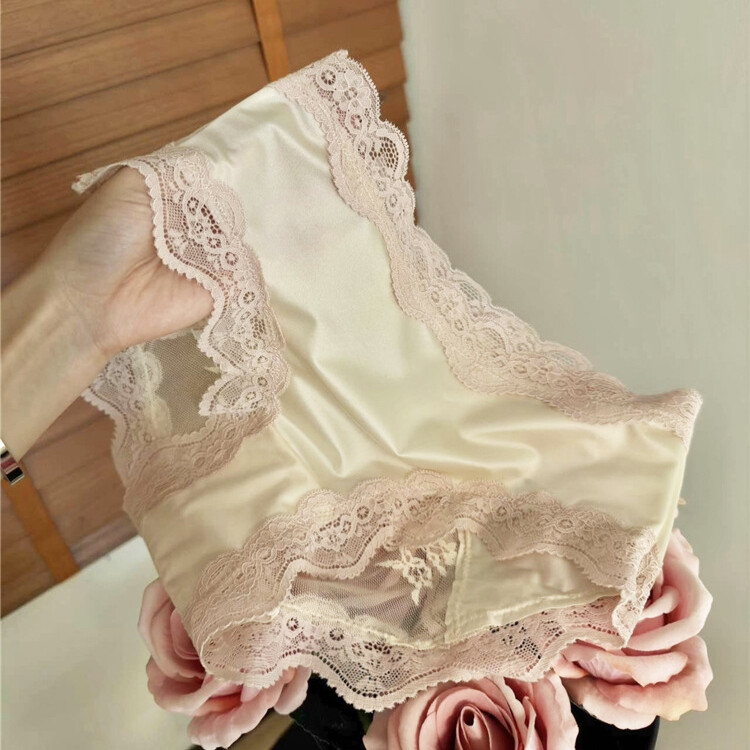 Pack Of 5 Sexy Ladies Womens Satin Panties Lingeries Sheer Lace Underwear Briefs