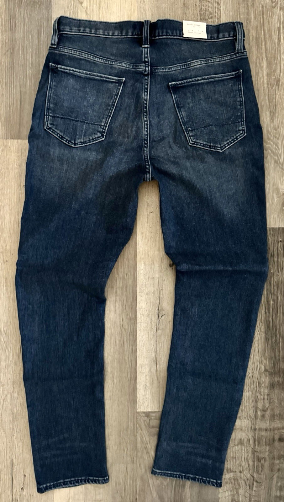 Banana Republic Premium Slim Fit Jeans Men Size 34 X 36 Travel Blue Wash Stretch
