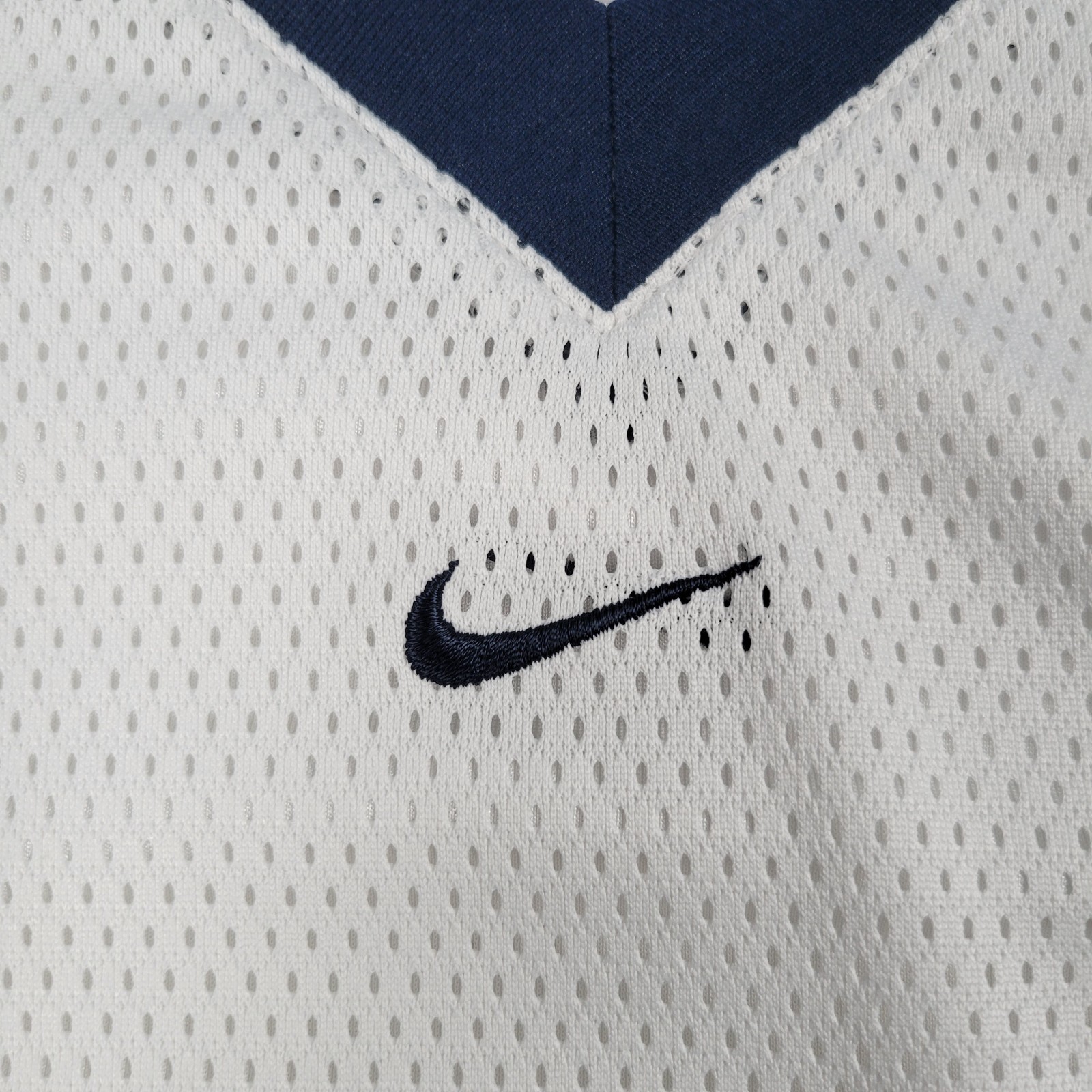 VTG Nike Jersey Men Large Shiny Dazzle Mesh Basketball Center Swoosh Reversible