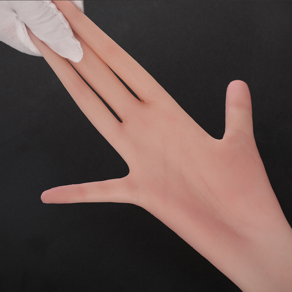 Realistic Silicone Female Gloves Hand Gloves Veins Skin For Crossdresser Cosplay