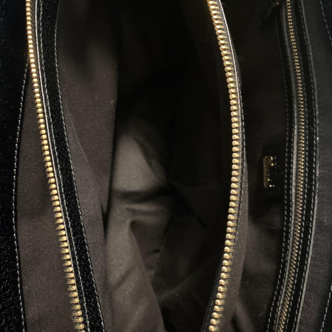 GUCCI GG Canvas Bamboo Ring Tote Bag Gift Present 0609
