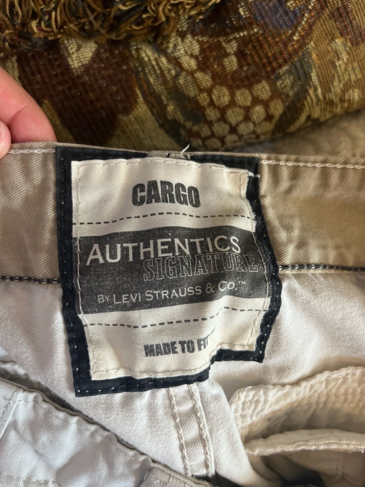 Signature by Levi Strauss & Co. Men’s Authentics Cotton Cargo Shorts