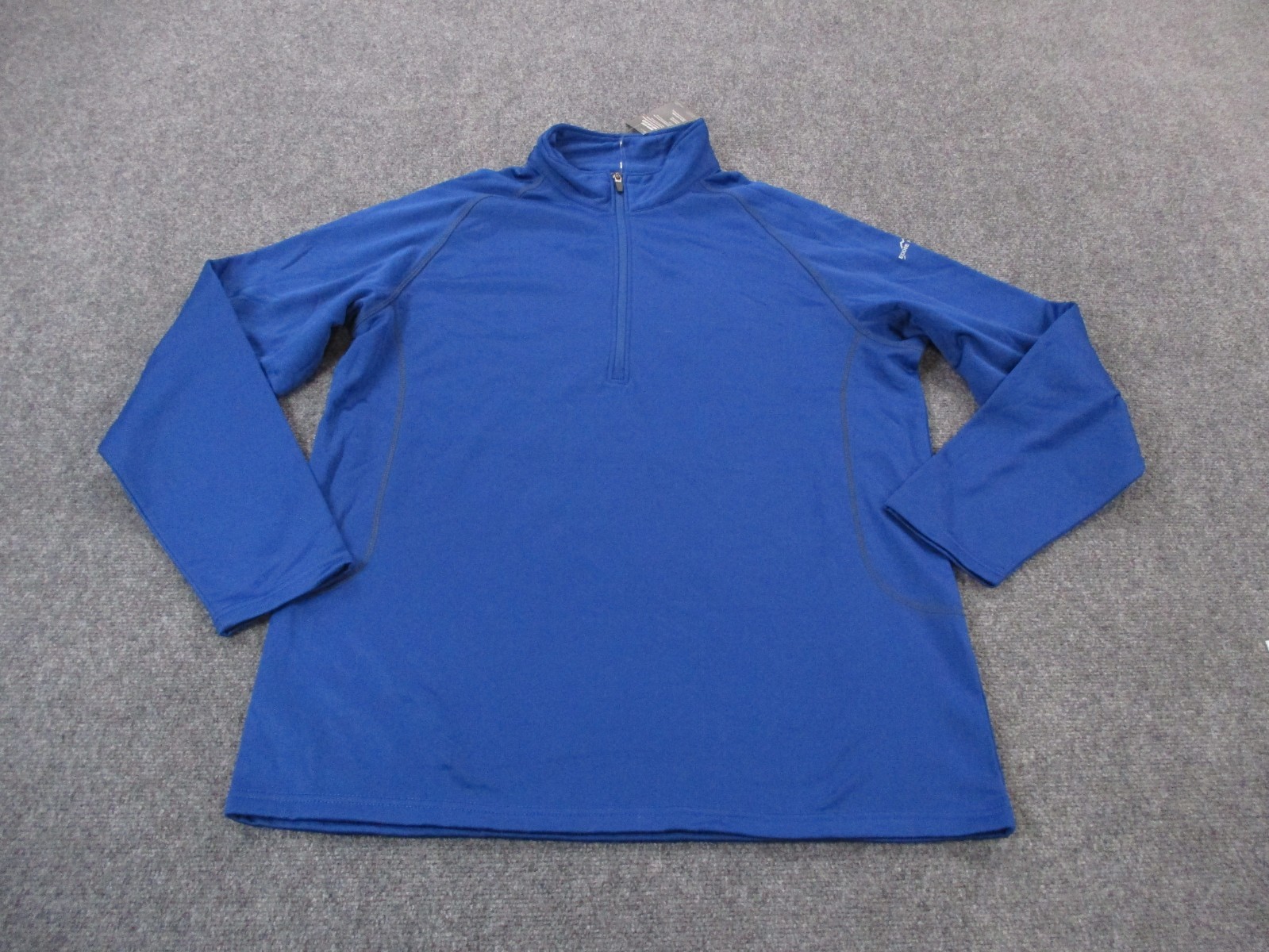 Eddie Bauer Jacket Mens 2XL Pullover Smooth Fleece Lined Base Layer Pullover NEW