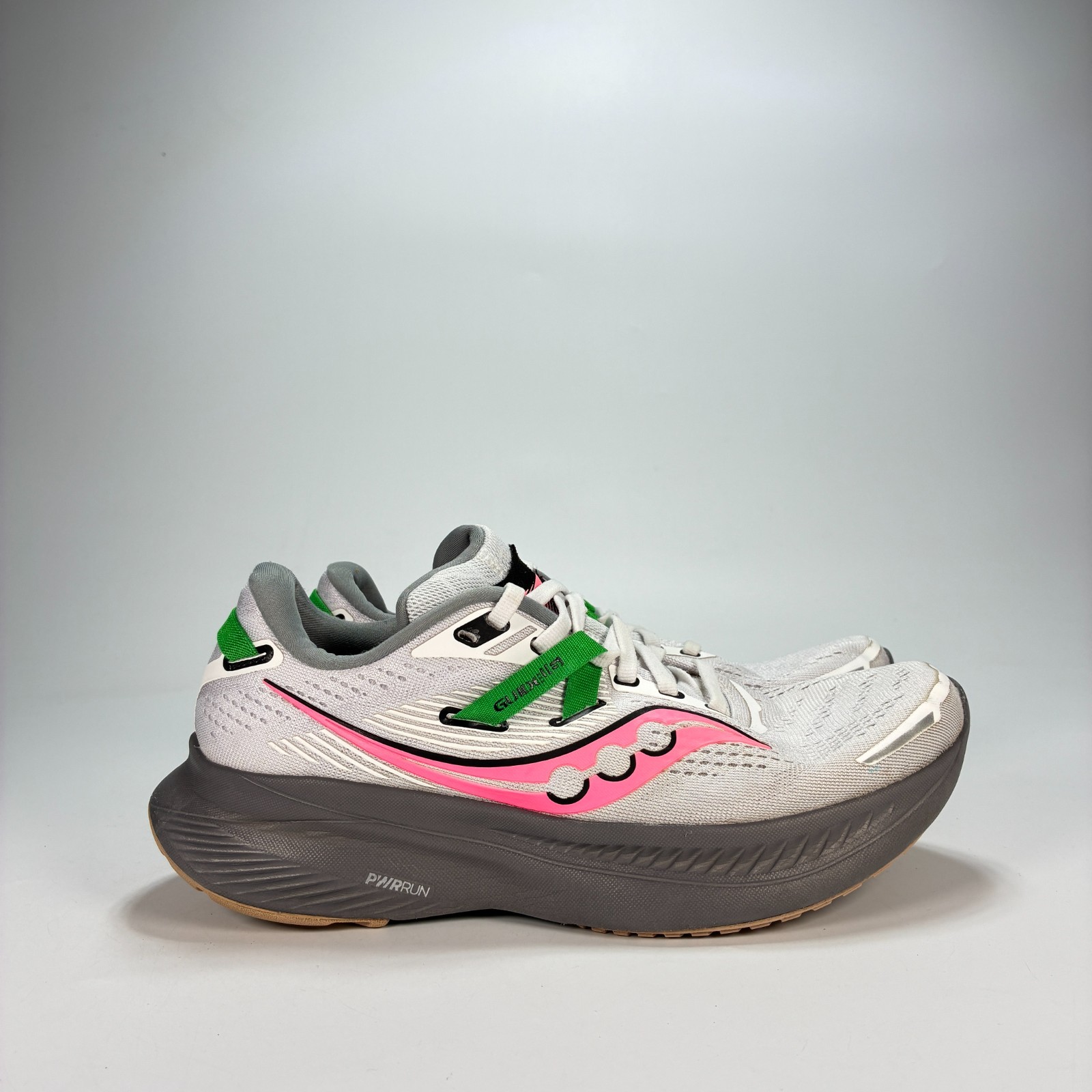 Saucony Guide 16 White Pink Gravel Lace Running Shoes S10810-85 Women’s Size 7.5