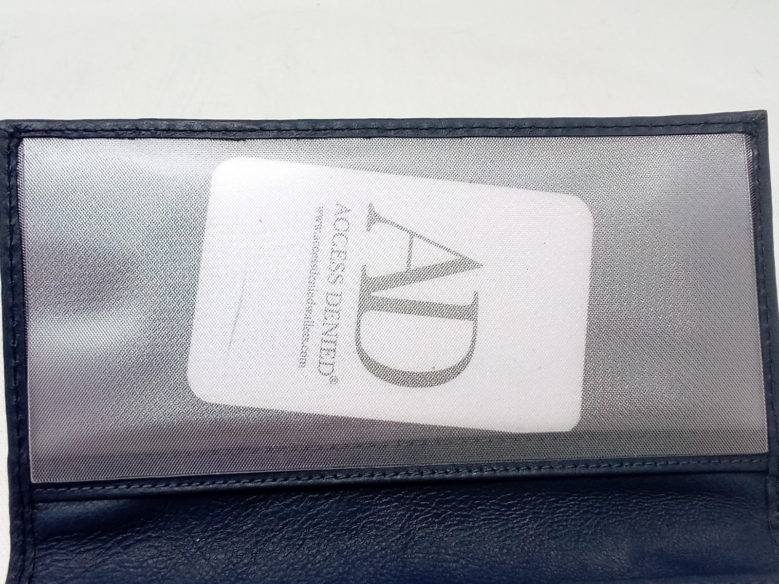 Access Denied Genuine Leather Checkbook Cover For Women & Men
