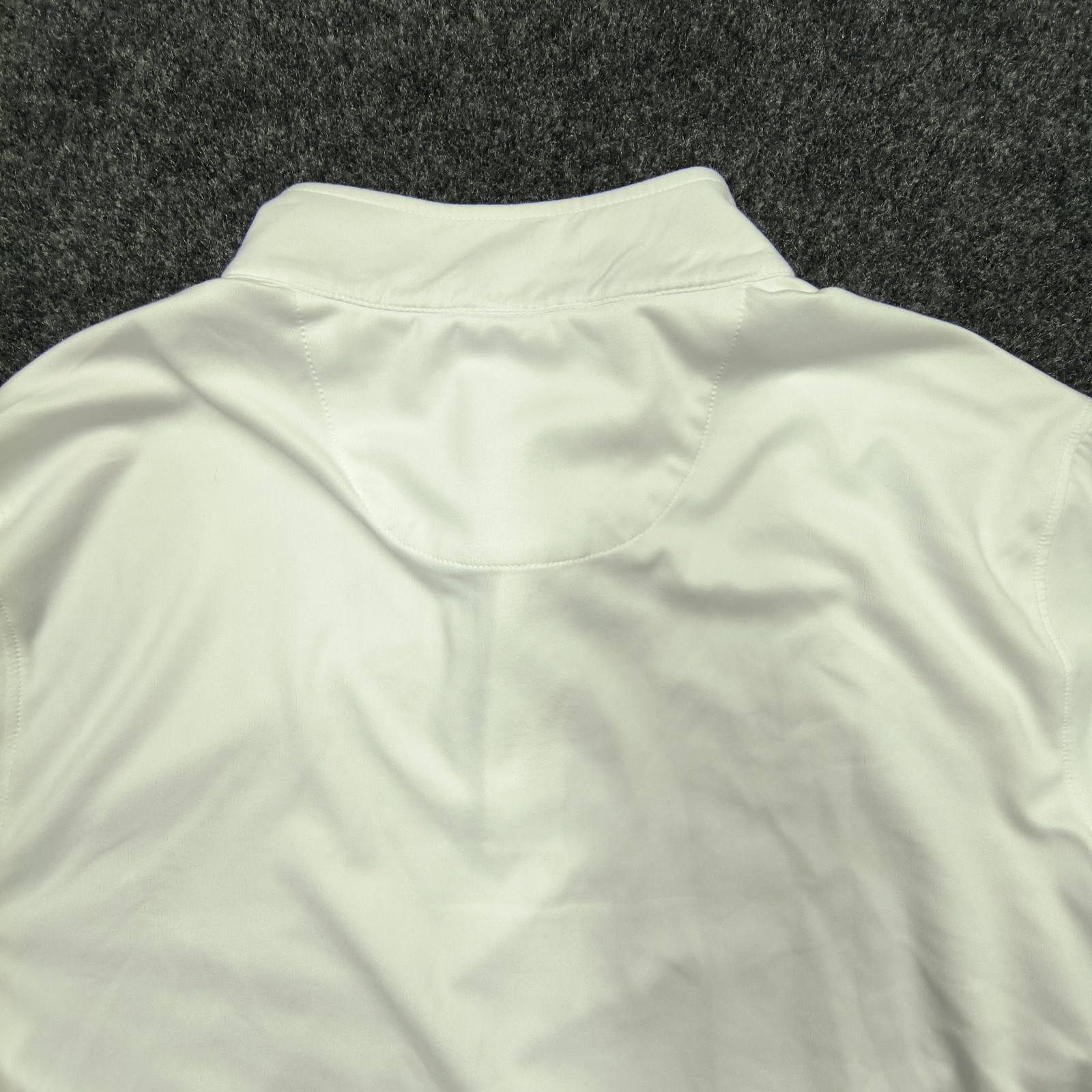 Swannies McKinnon Q Quarter Zip Men’s L White 1/4 Zip Mock Neck Golf Pullover