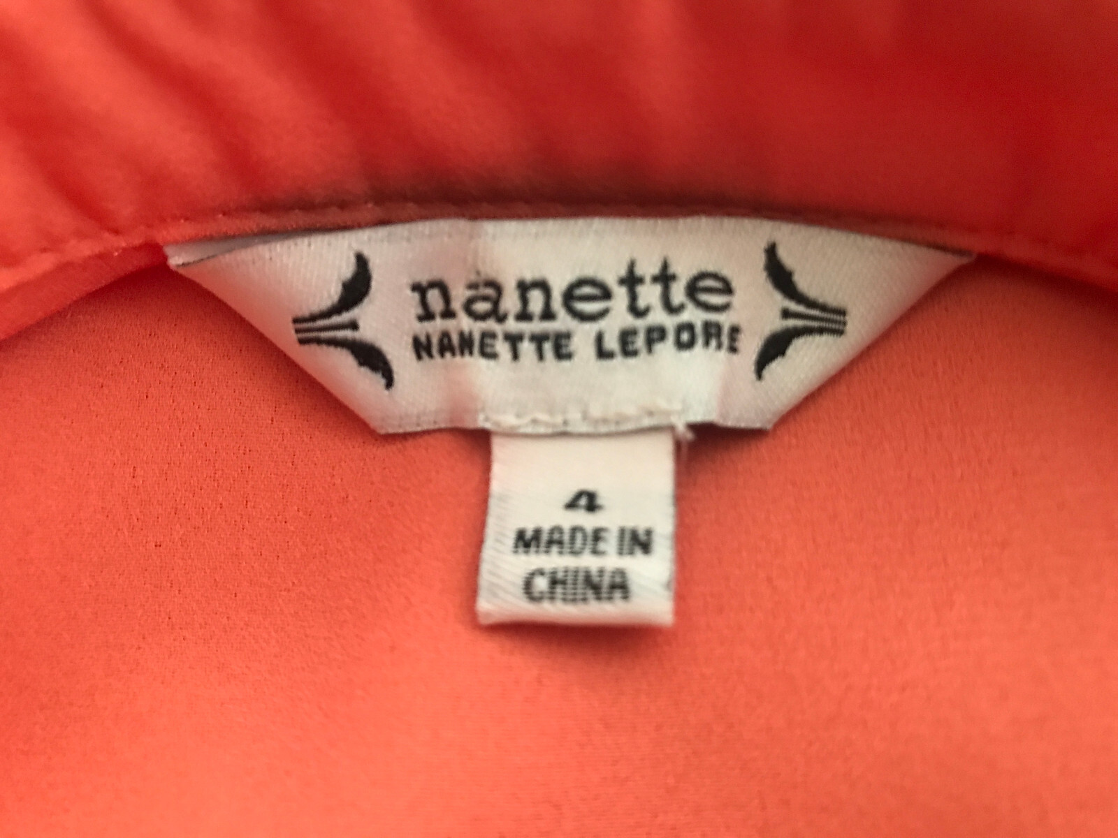 Nanette Lepore Sleeveless Summer Dress Womens Size 4 Coral Orange NWT $128.00