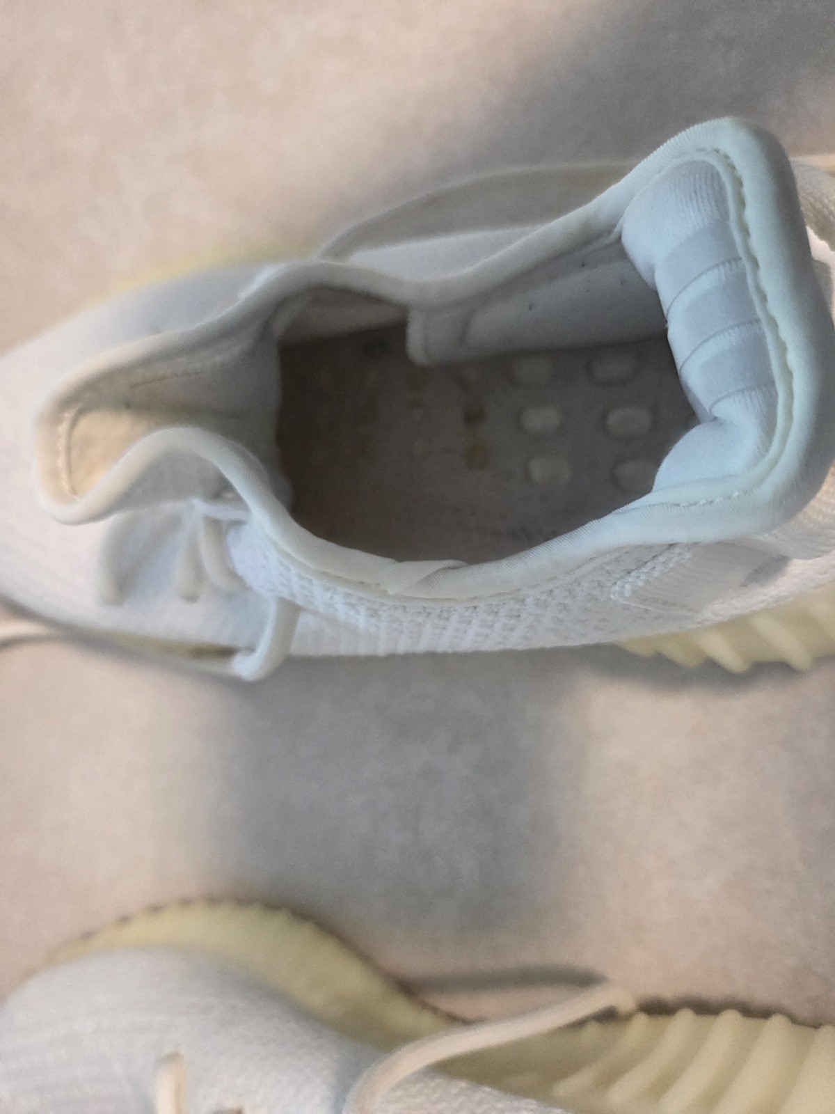 Adidas Yeezy Boost 350 v2 Cream Triple White No Insoles